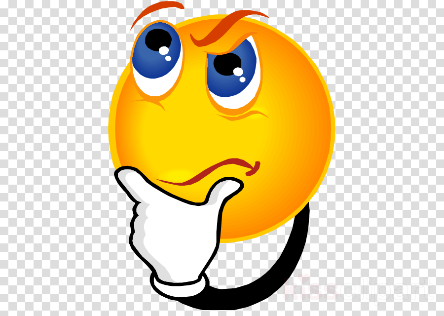 Thinking Emoji Background clipart