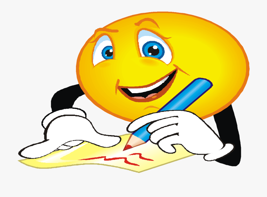 smiley clipart writing
