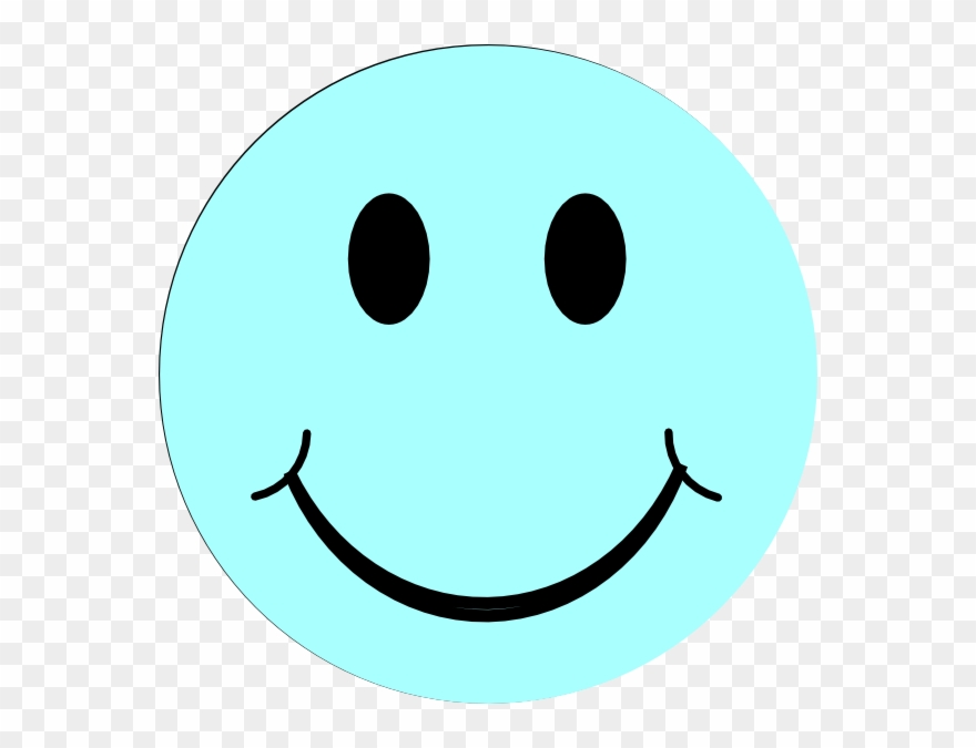 Blue Smiley Face Clip Art N