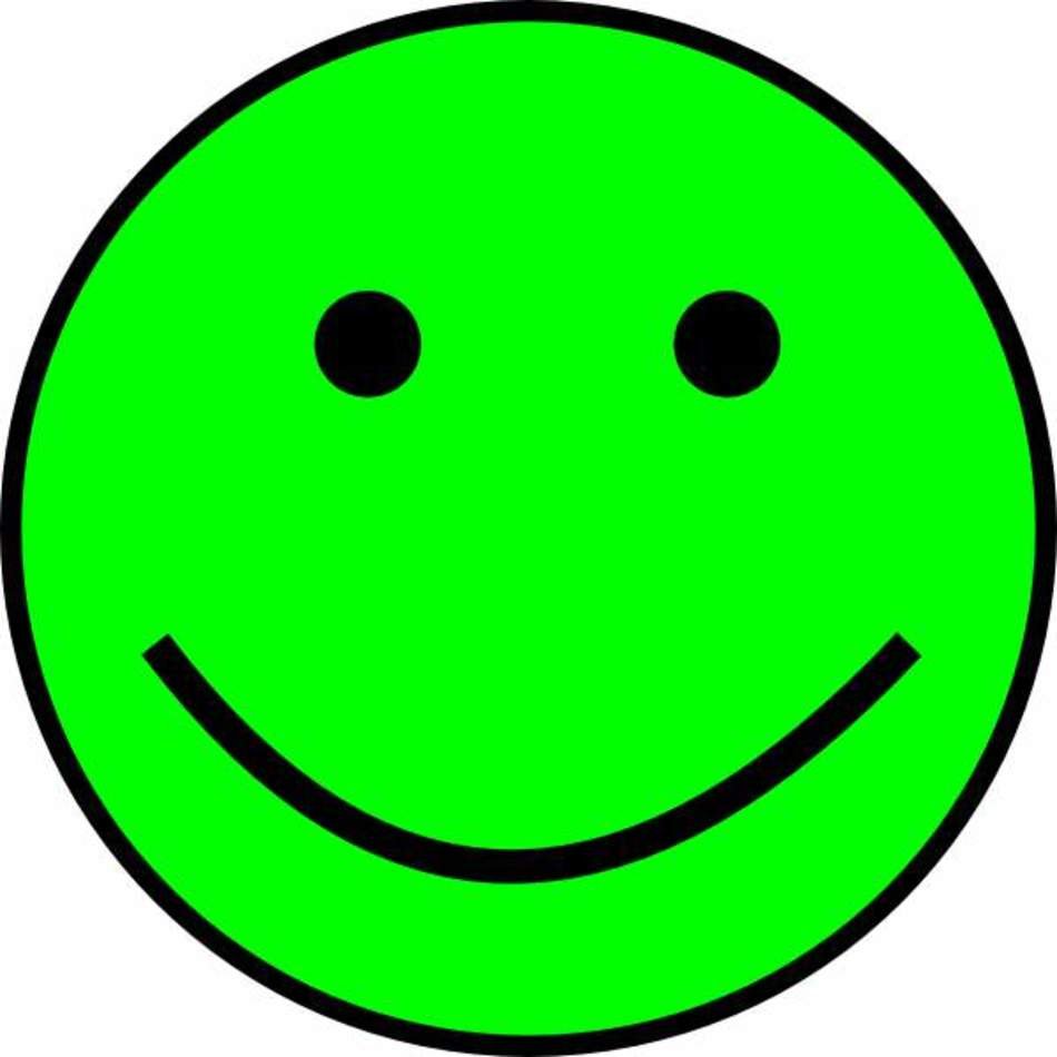 Green Smiley Face Clip Art N