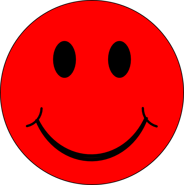 Red Smiley Face Clip Art N