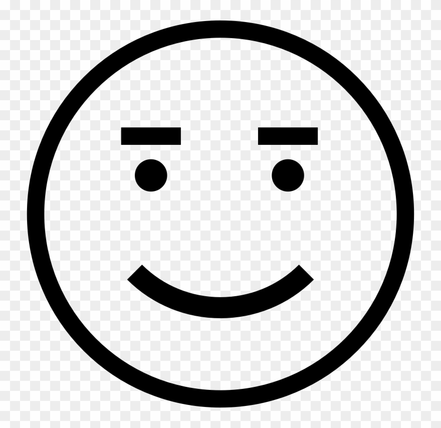 smiley face clipart simple