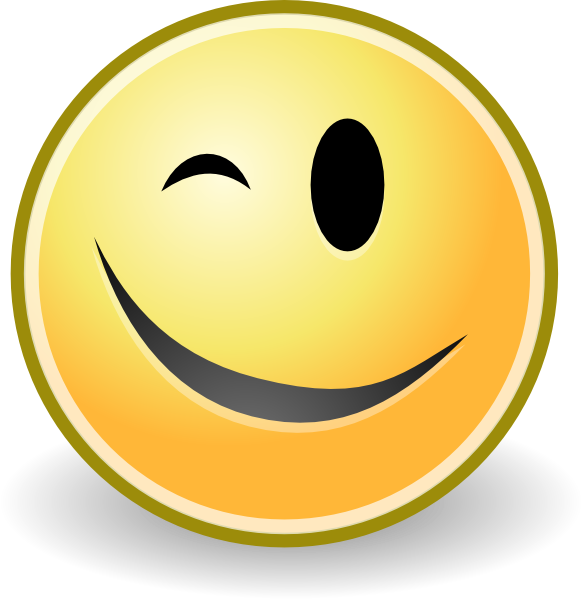 Free Wink Smiley Face, Download Free Clip Art, Free Clip Art