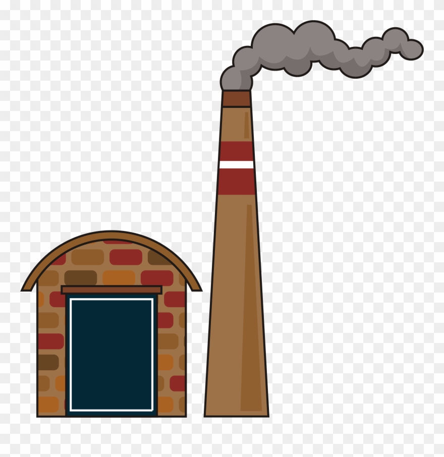 Factory smoke chimney.