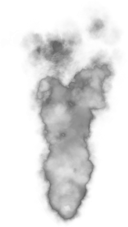 Transparent background smoke.
