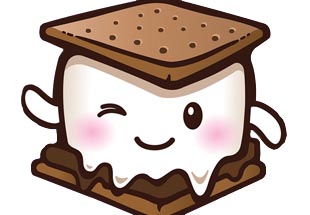 Smores clipart winked.