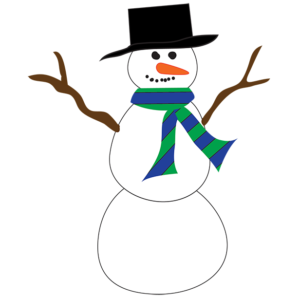 Smores clipart snowman.