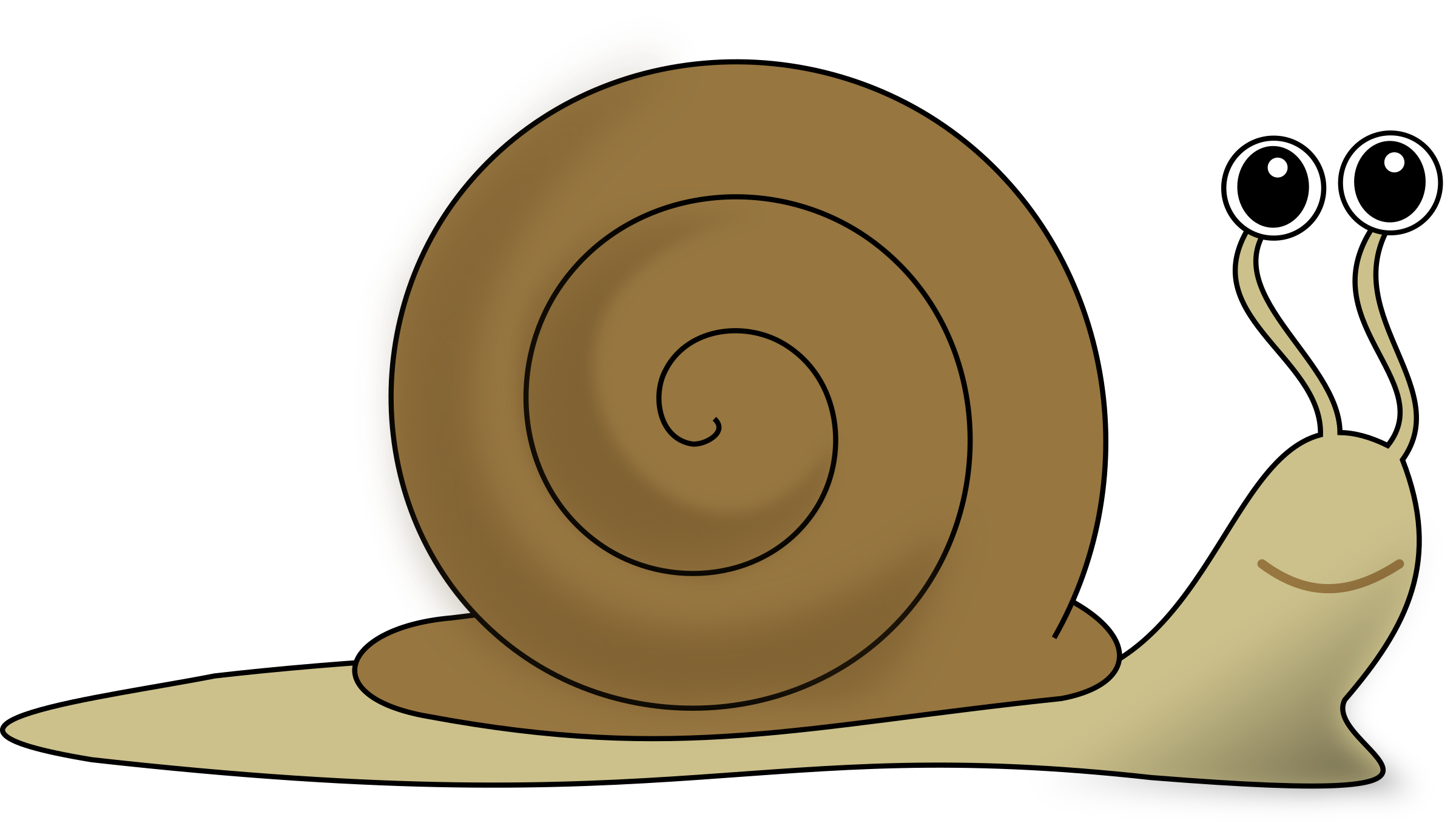 Free snail cliparts.