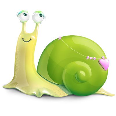 snail clipart cartoon girl
