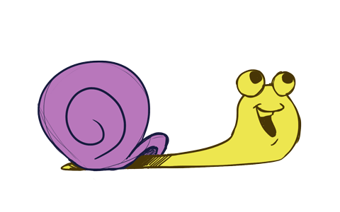 Animated snail clipart.