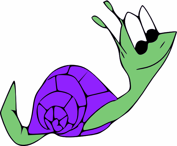 snail clipart purple