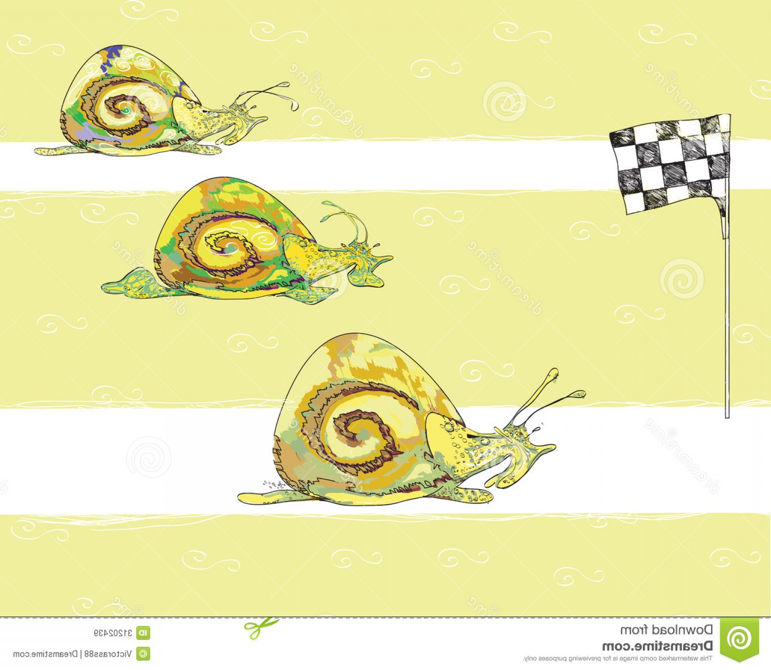 Royalty Free Stock Images Snail Racing Race Competition