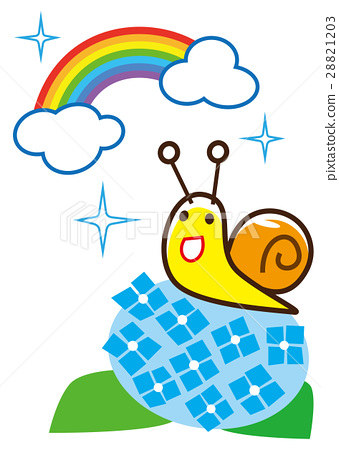 Rainbow snail stock.