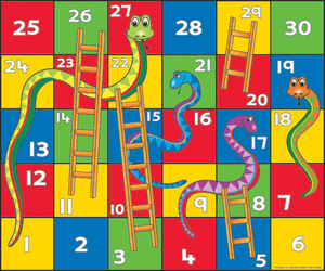 Snakes and ladders.