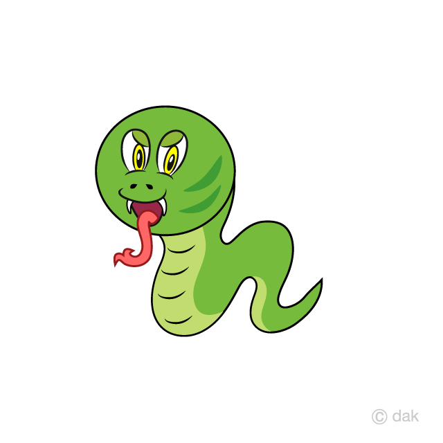 Angry Little Snake Clipart Free Picture