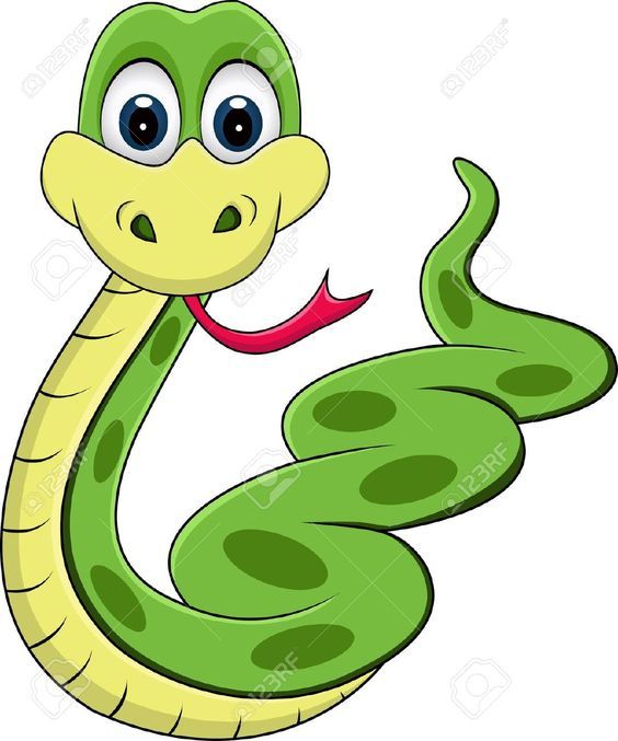 Snakes clip cartoon.