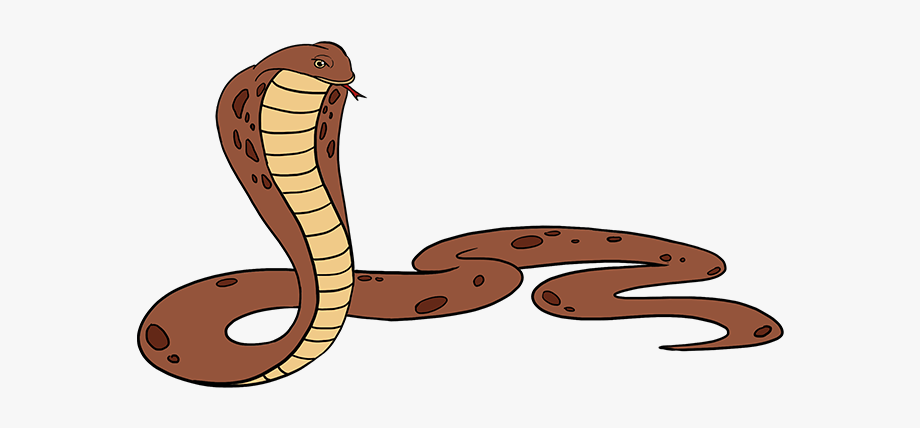 Rattlesnake clipart simple.