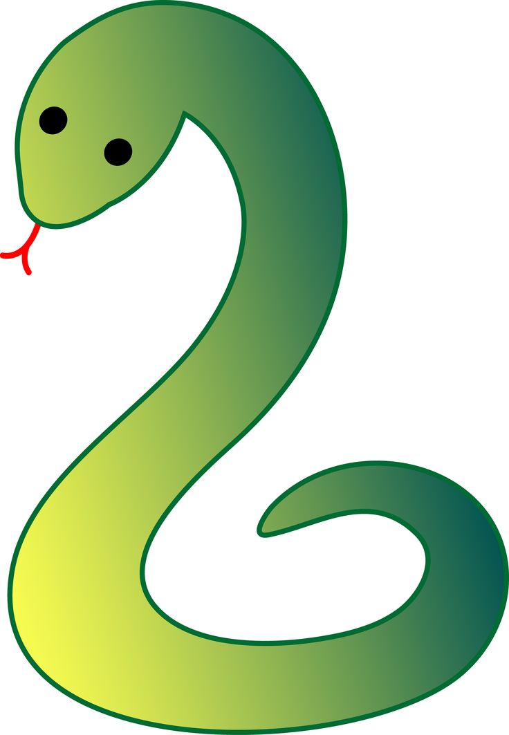 Evil snake drawing.