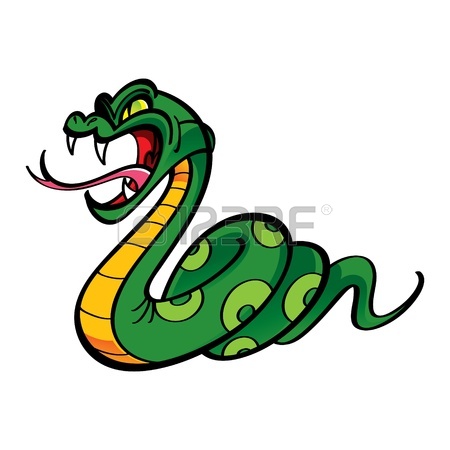 Python angry snake.