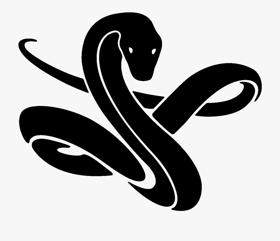 Clipart snake silhouette.