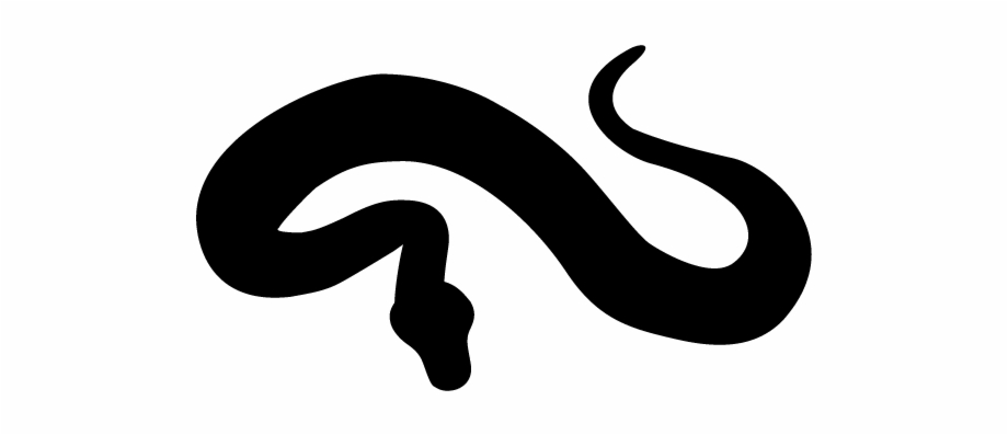 Snake silhouette png.