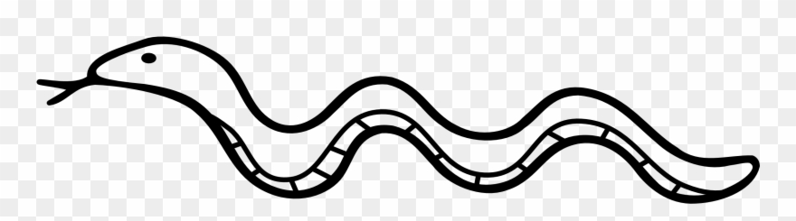 Simple clipart snake.