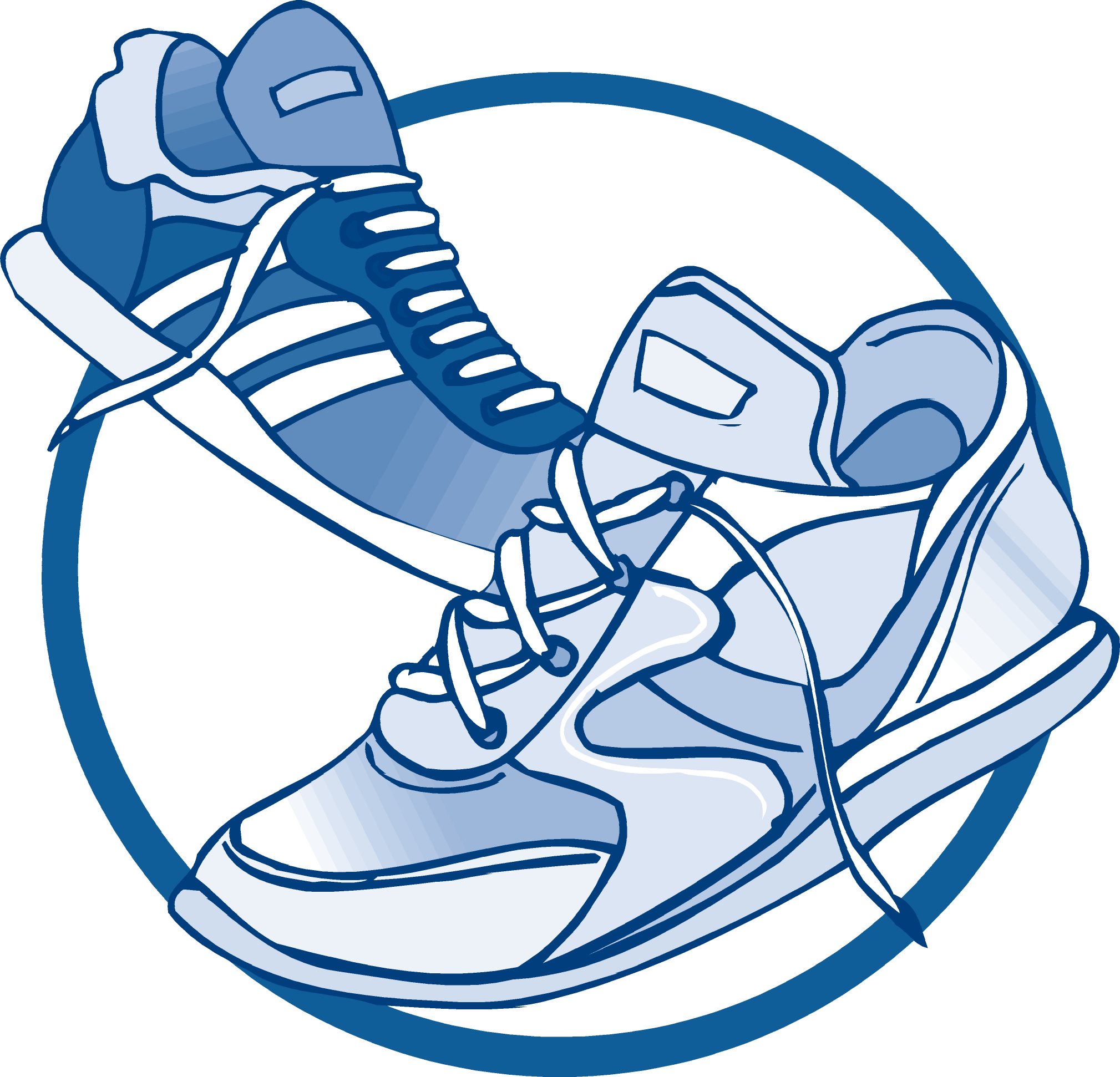Sneaker boys shoes clipart black and white collection