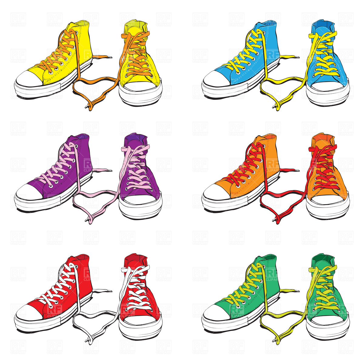Tennis shoe clipart hostted