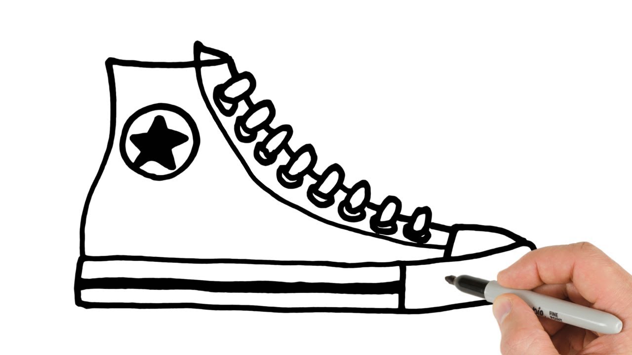 How draw converse.