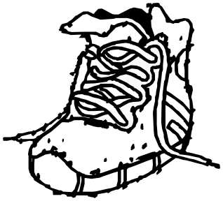 sneaker clipart old