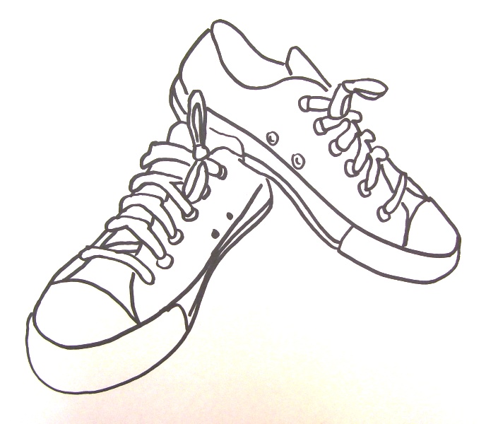 Sneakers Drawing