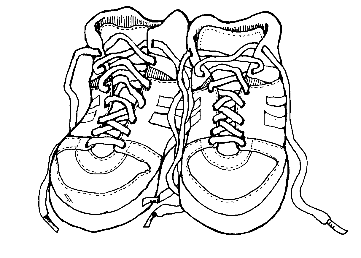 Free Gym Shoes Clipart untied shoe, Download Free Clip Art