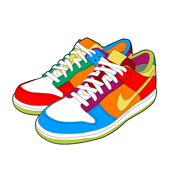 Free vector shoes.
