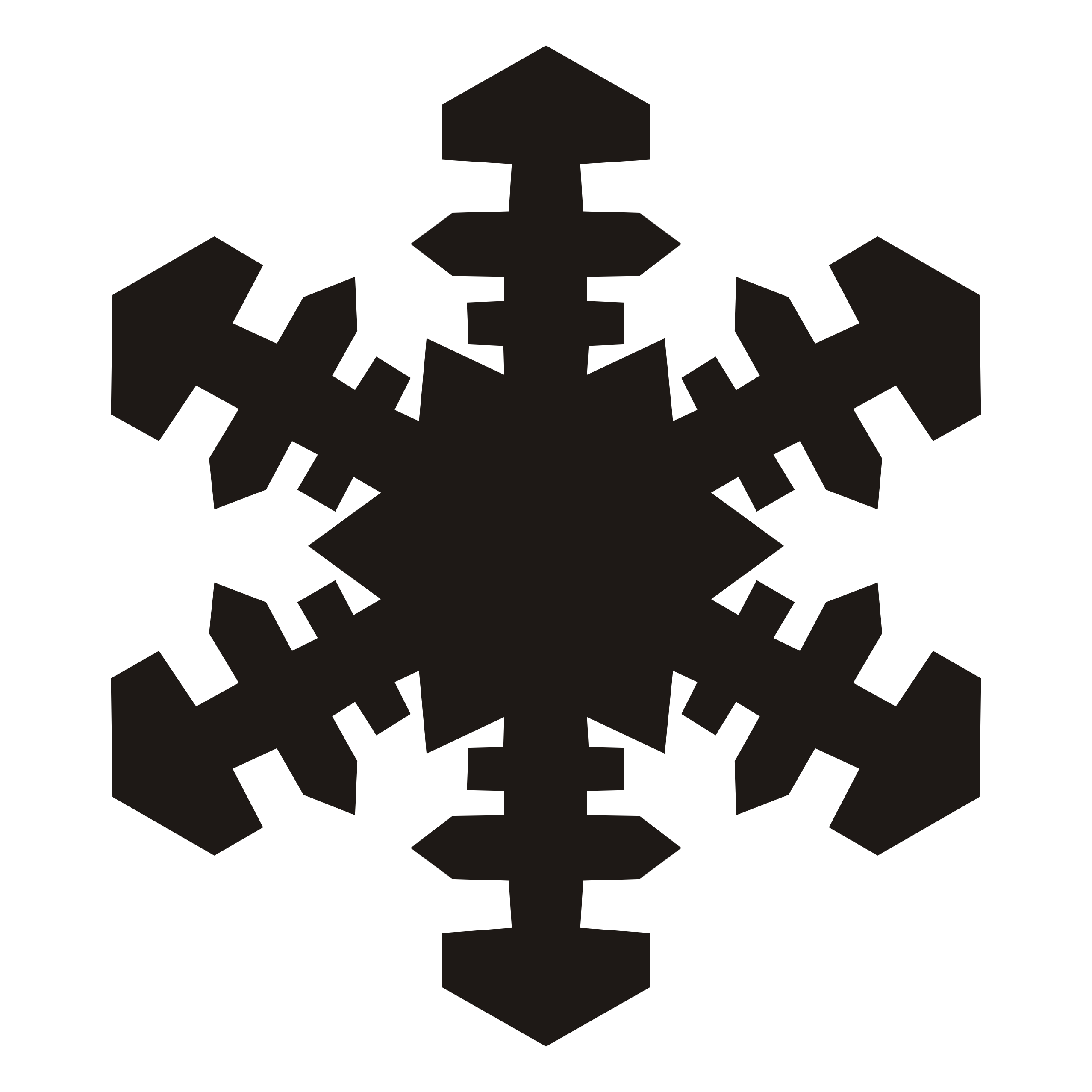 Free Black And White Snowflake Clipart, Download Free Clip