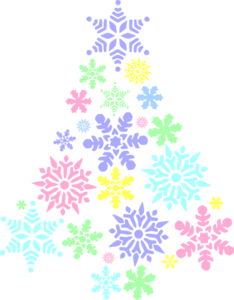 Free colorful snowflake.