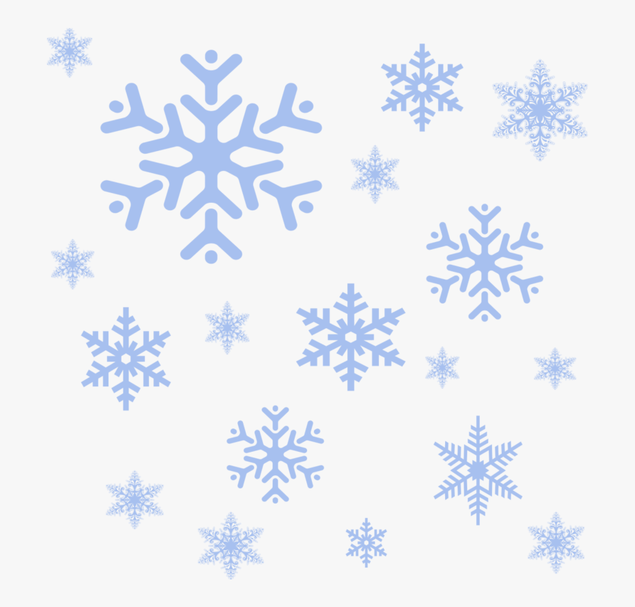 snowflake clipart falling