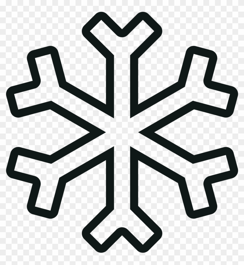 Snowflake Clipart Outline Xigkkle