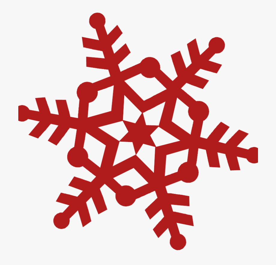 Red Snowflake Clipart Free Clip Stock Snowflake Pink
