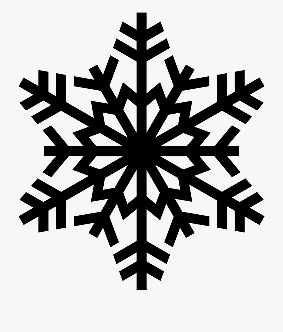 snowflake clipart silhouette