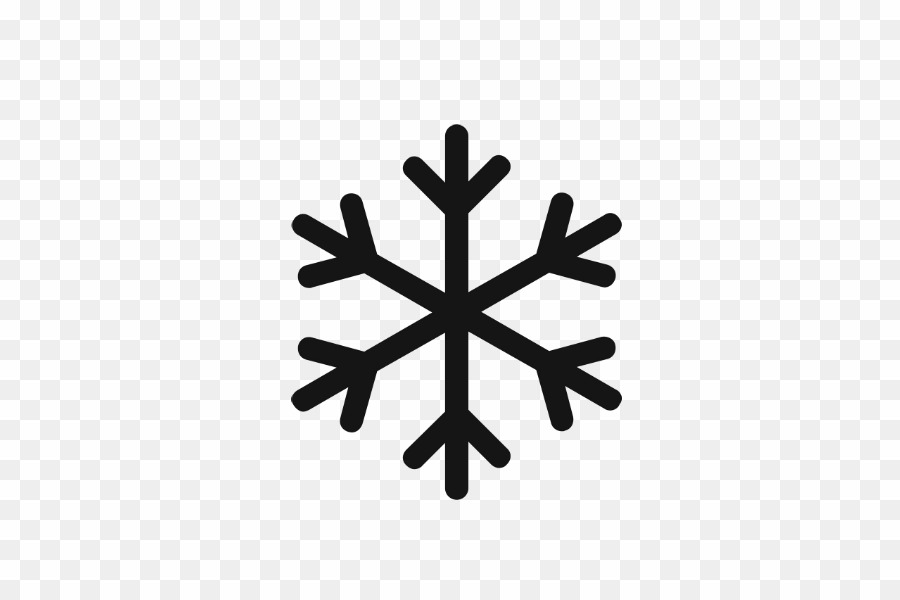 Simple snowflake vector.