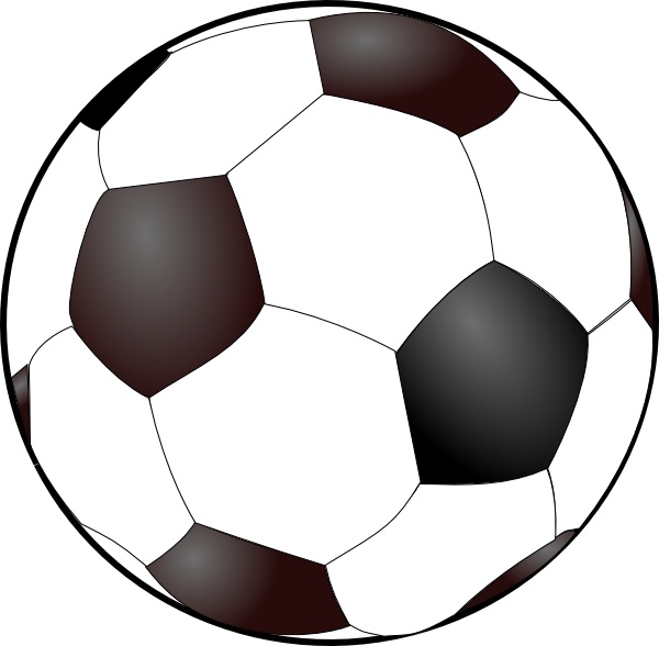 Soccer Ball clip art Free vector in Open office drawing svg