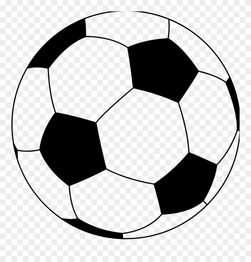 Simple soccer ball.