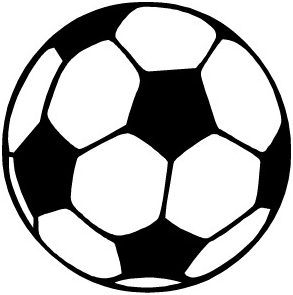 Download Free png Half soccer ball graphic transparent