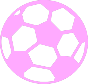Pink Soccer Ball Clip Art at Clker