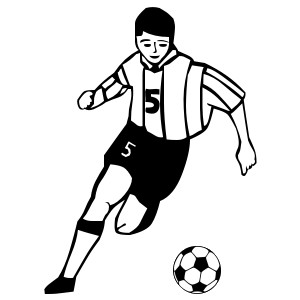 Soccer animated clipart.