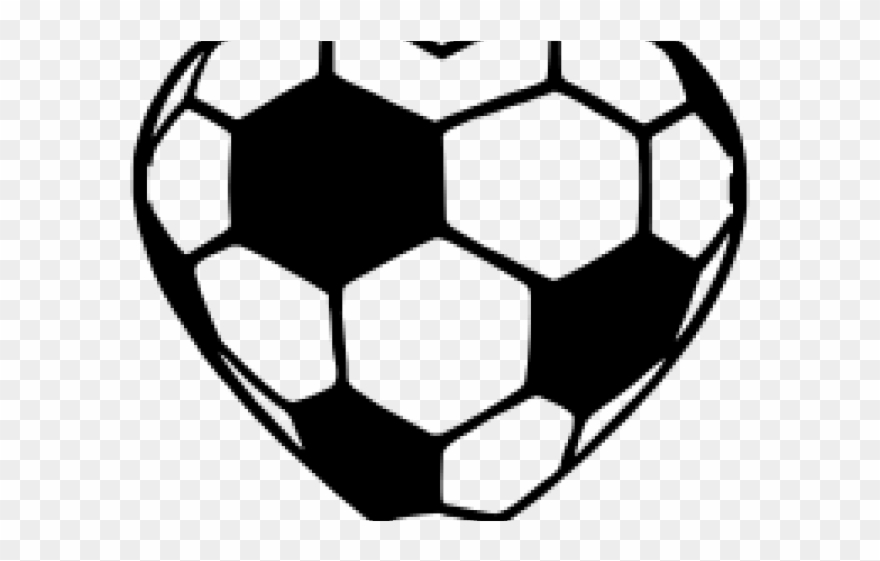 soccer clipart heart