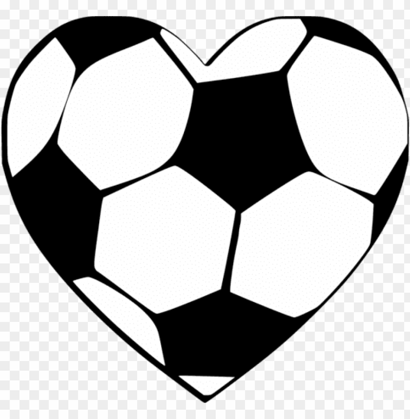 Banner stock soccer ball heart clipart