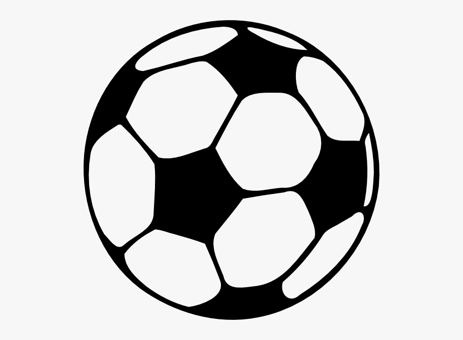 Soccer ball outline.