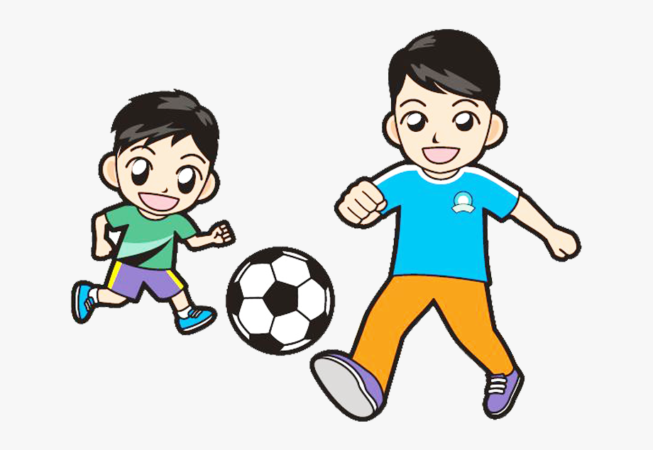 Child Clip Art Play Soccer Parent Picture