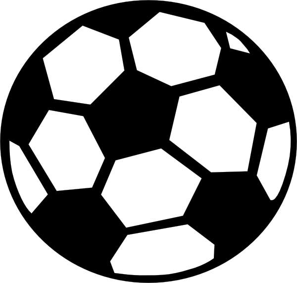 White soccer ball.